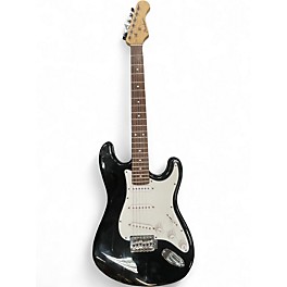Used Diadem Doublecut Black and White Solid Body Electric Guitar