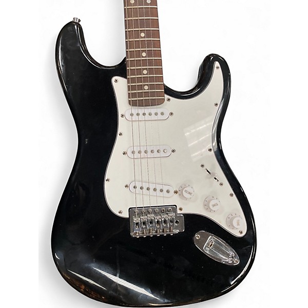 Used Diadem Doublecut Black and White Solid Body Electric Guitar