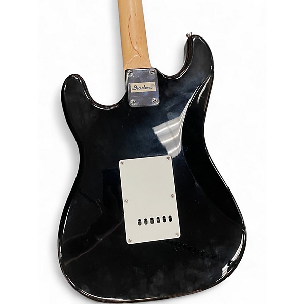 Used Diadem Doublecut Black and White Solid Body Electric Guitar