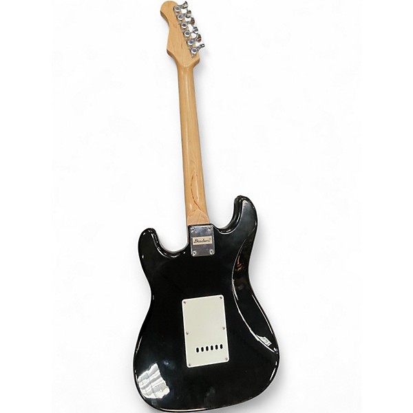 Used Diadem Doublecut Black and White Solid Body Electric Guitar