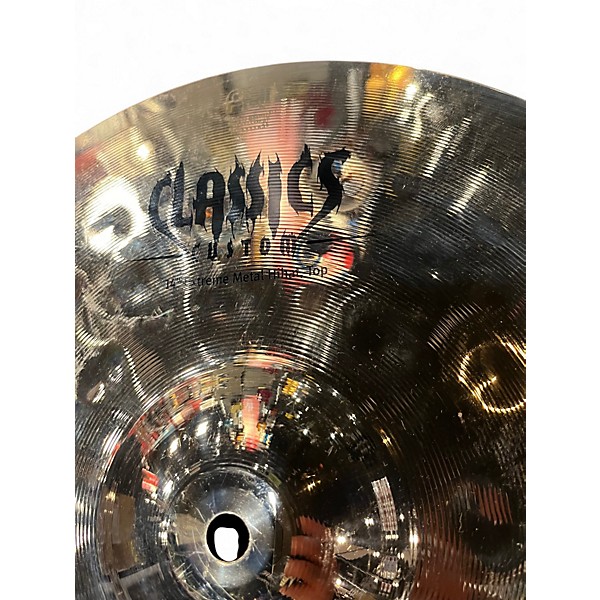 Used MEINL 14in classics custom extreme hi hat pair Cymbal