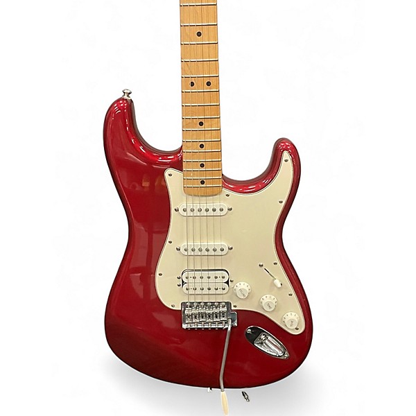 Used Fender Standard Stratocaster Candy Apple Red Solid Body Electric Guitar