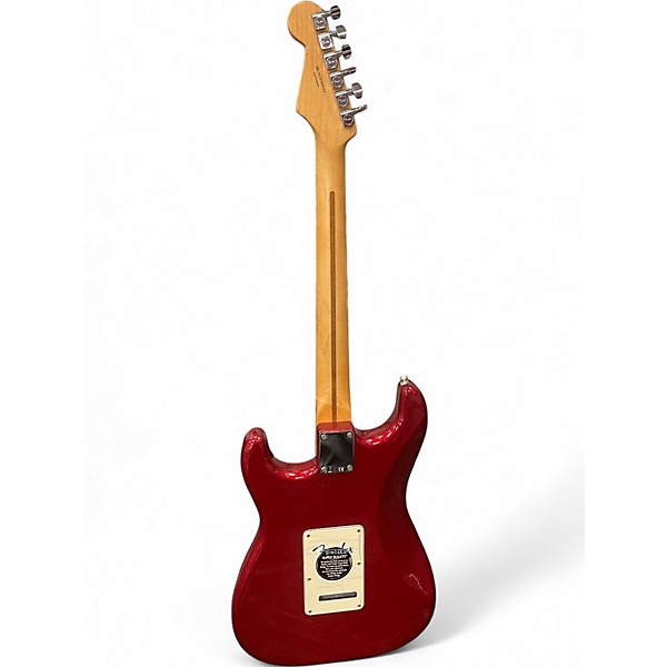 Used Fender Standard Stratocaster Candy Apple Red Solid Body Electric Guitar