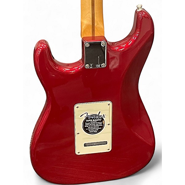 Used Fender Standard Stratocaster Candy Apple Red Solid Body Electric Guitar