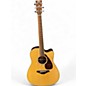 Used Yamaha FGX730SC Natural Acoustic Electric Guitar thumbnail
