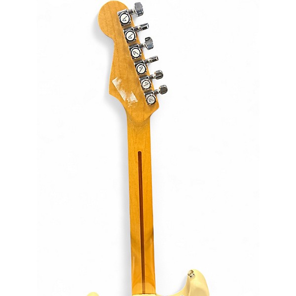 Used 2007 Fender Standard Stratocaster Olympic White Solid Body Electric Guitar