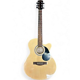 Used Fender FA135CE Concert Natural Acoustic Electric Guitar