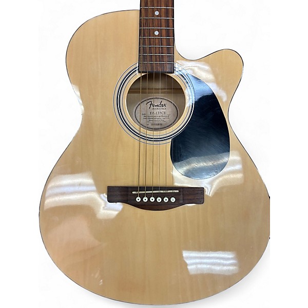 Used Fender FA135CE Concert Natural Acoustic Electric Guitar