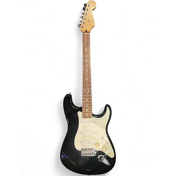 Used Fender Standard Stratocaster Black Solid Body Electric Guitar