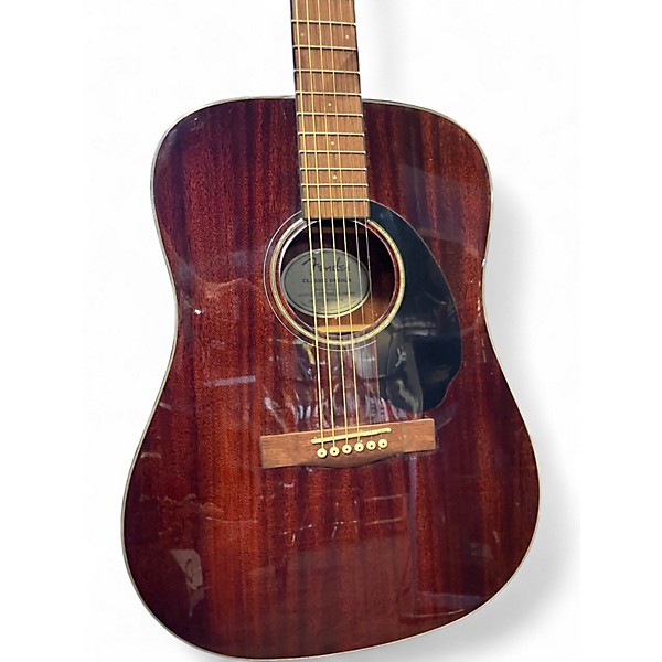Used Fender CDC-60S DREAD Mahogany Acoustic Guitar