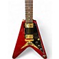Used Epiphone Flying V Ruby Red Metallic Solid Body Electric Guitar