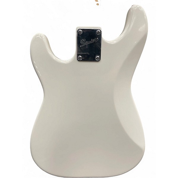 Used Squier Mini Stratocaster FSR Arctic White Solid Body Electric Guitar