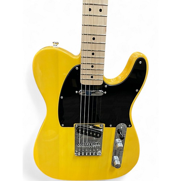 Used Squier SONIC TELECASTER Butterscotch Solid Body Electric Guitar