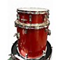Used Ludwig 5 Piece Accent red Drum Kit