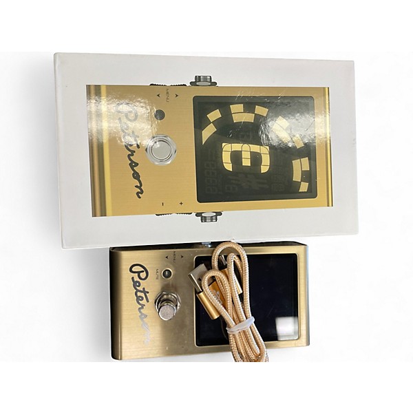 Used Peterson SSLE-1 StroboStomp LE 75th Anniversary Gold Tuner Pedal
