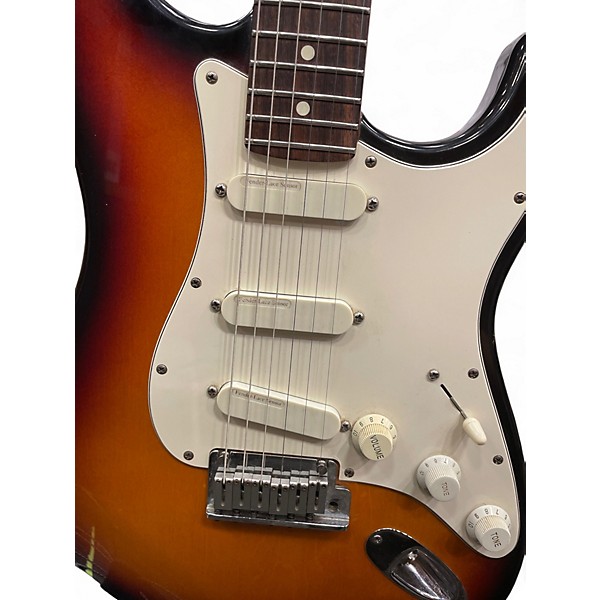 Used 1991 Fender Standard Stratocaster Plus Tobacco Sunburst Solid Body Electric Guitar