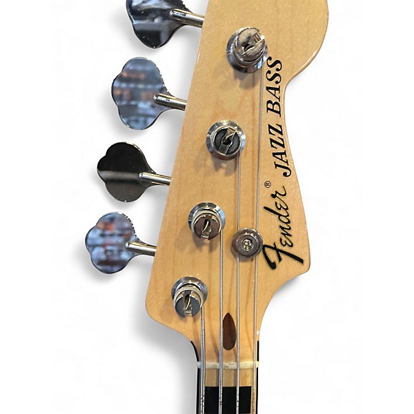 Used Fender Geddy Lee Signature Jazz Bass Black Electric Bass Guitar
