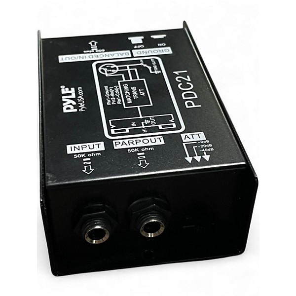 Used Pyle PDC21 Direct Box Direct Box