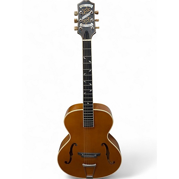 Used Epiphone Masterbuilt Century Collection Zenith Natural Acoustic Guitar