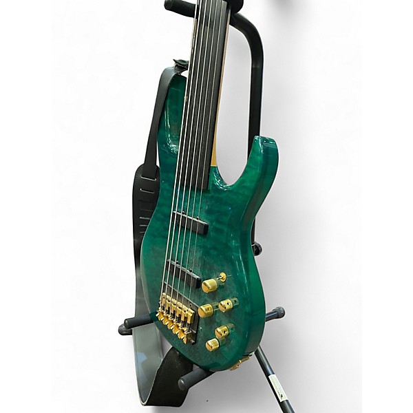 Used Carvin lb76 Emerald Green Electric Bass Guitar