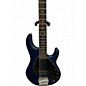 Used 2006 Sterling by Music Man Sub 5 Blue Electric Bass Guitar