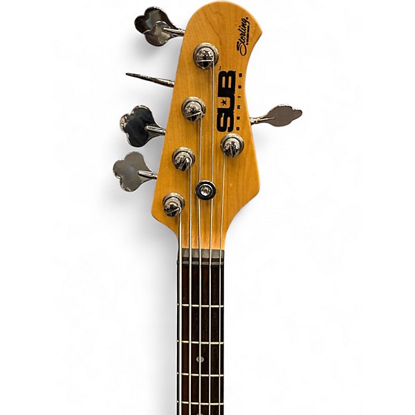 Used 2006 Sterling by Music Man Sub 5 Blue Electric Bass Guitar