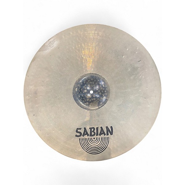 Used SABIAN 21in HH Raw Bell Dry Ride Brilliant Cymbal