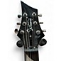 Used Glarry 36inch Burning Fire Black Solid Body Electric Guitar