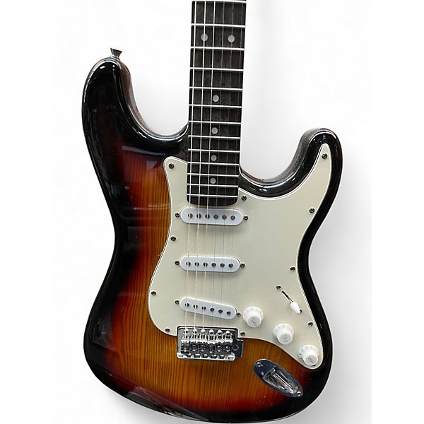 Used Diadem Stratocaster 3 Color Sunburst Solid Body Electric Guitar