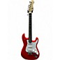 Used Monoprice Stratocaster Red Solid Body Electric Guitar thumbnail