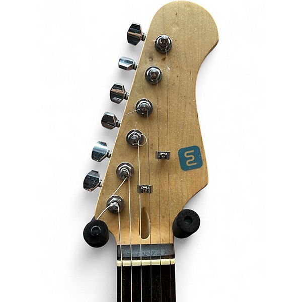 Used Monoprice Stratocaster Red Solid Body Electric Guitar