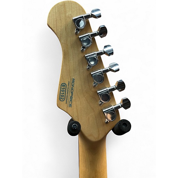 Used Monoprice Stratocaster Red Solid Body Electric Guitar