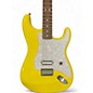 Used Fender Tom Delonge Signature Stratocaster Yellow Solid Body Electric Guitar