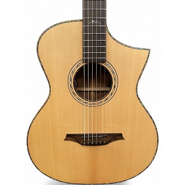 Used Bromo BAR5CE Natural Acoustic Electric Guitar