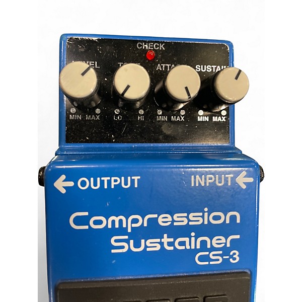 Used BOSS CS3 Compressor Sustainer Effect Pedal