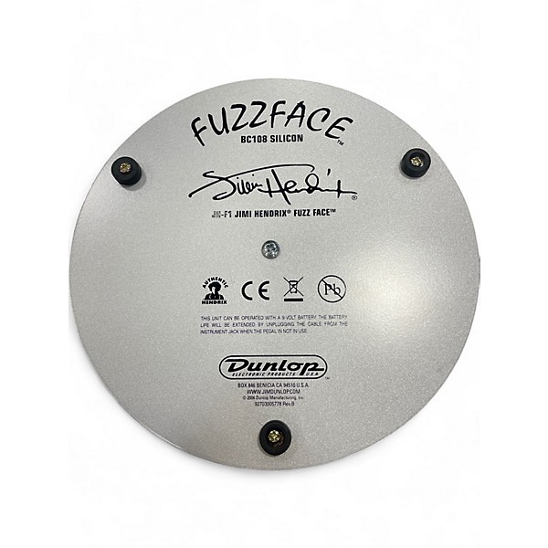 Used Dunlop JHF1 Jimi Hendrix Signature Fuzz Face Effect Pedal