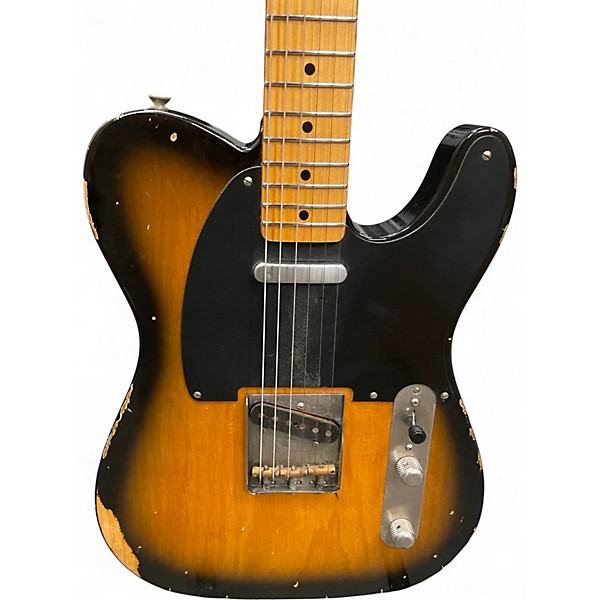 Used LsL Instruments T-Bone Roadworn Sunburst Solid Body Electric Guitar
