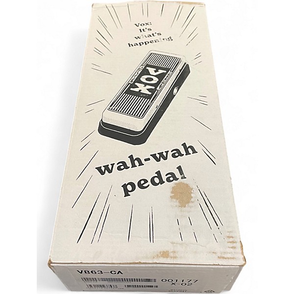 Used VOX V863 WAH PEDAL Effect Pedal