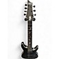 Used Schecter Guitar Research DAMIEN PLATINUM 7 Black Solid Body Electric Guitar