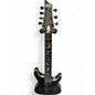 Used Schecter Guitar Research DAMIEN PLATINUM 7 Black Solid Body Electric Guitar