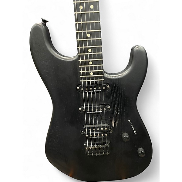 Used Charvel San dimas pro mod style 1 HSS Black Solid Body Electric Guitar