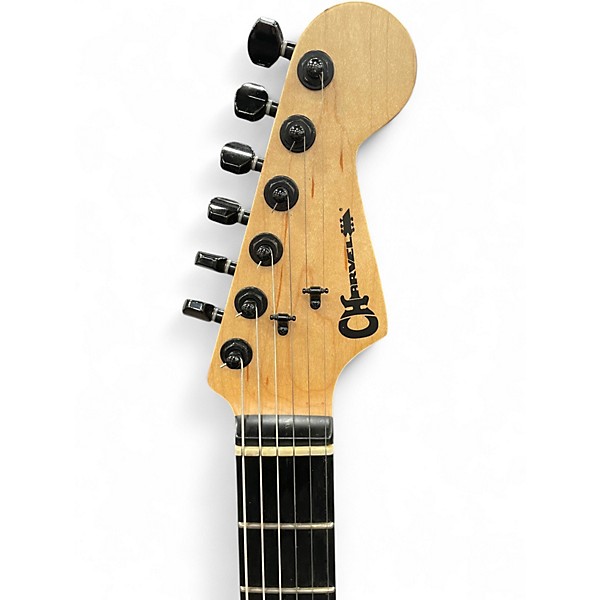 Used Charvel San dimas pro mod style 1 HSS Black Solid Body Electric Guitar