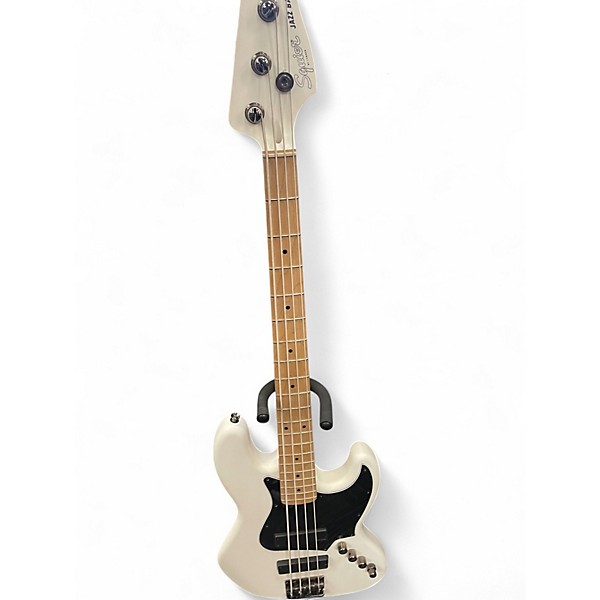 Used Squier JAZZ BASS MATTE WHITE Electric Bass Guitar