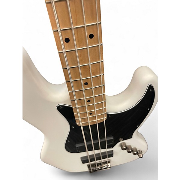 Used Squier JAZZ BASS MATTE WHITE Electric Bass Guitar