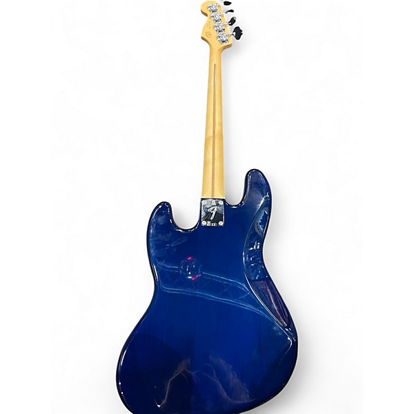 Used Fender Player Plus Jazz Bass Plus Top Blue Burst Electric Bass Guitar