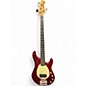 Vintage 1993 Ernie Ball Music Man Sterling 4 String Wine Red Electric Bass Guitar thumbnail