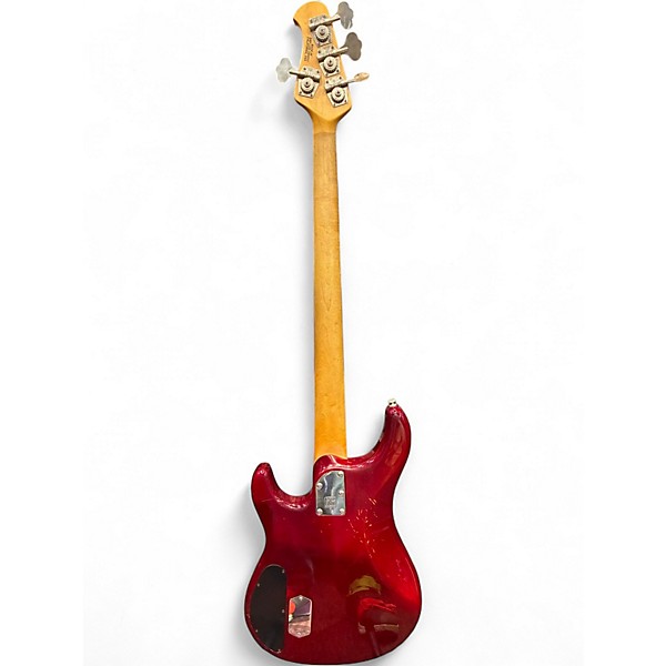 Vintage 1993 Ernie Ball Music Man Sterling 4 String Wine Red Electric Bass Guitar