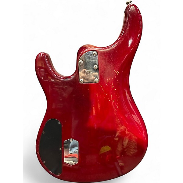 Vintage 1993 Ernie Ball Music Man Sterling 4 String Wine Red Electric Bass Guitar