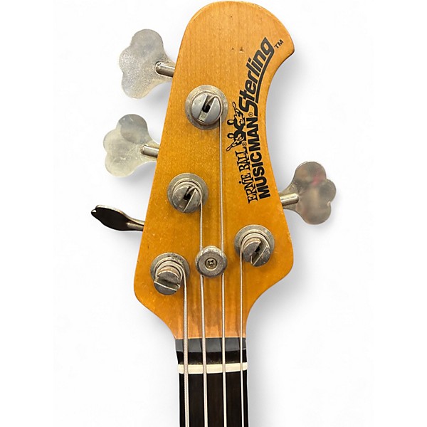 Vintage 1993 Ernie Ball Music Man Sterling 4 String Wine Red Electric Bass Guitar