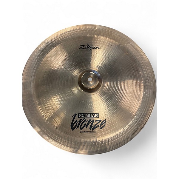 Used Zildjian 18in SCIMITAR BRONZE Cymbal